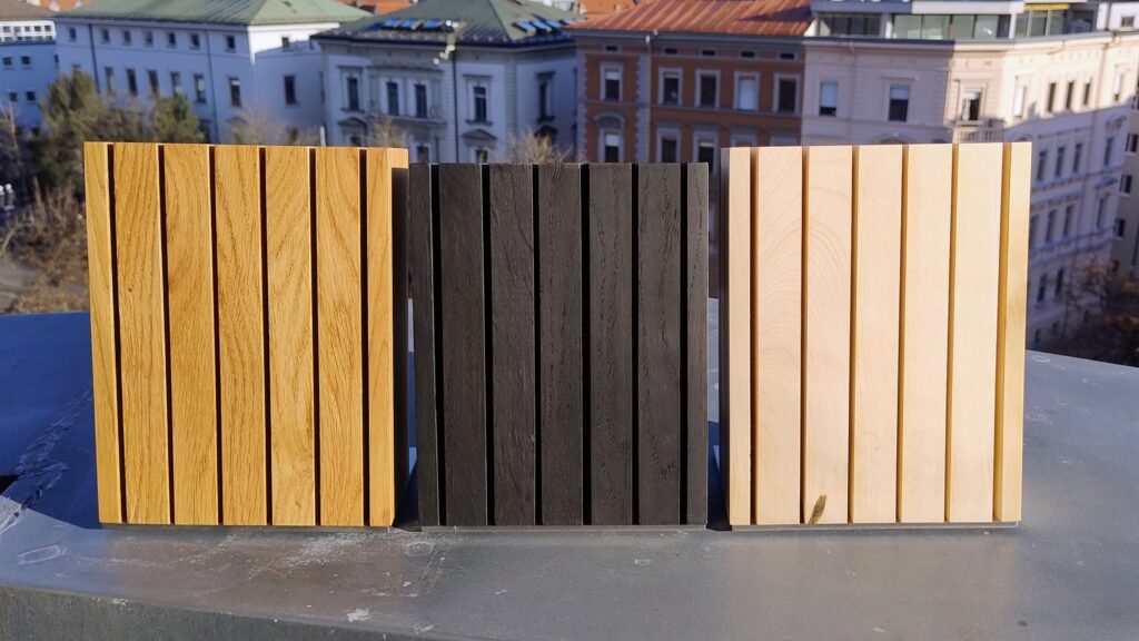 Fertige Messerblöcke vorne